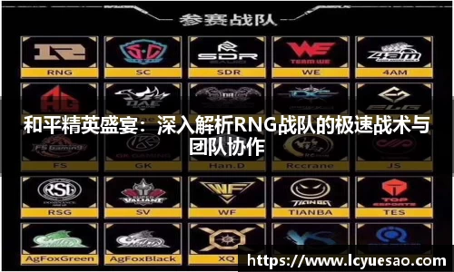和平精英盛宴：深入解析RNG战队的极速战术与团队协作